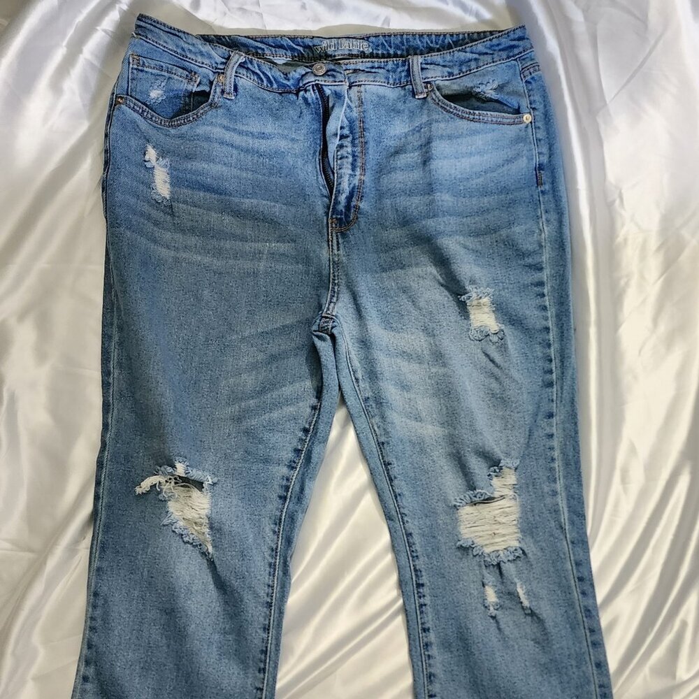 Wild Fable High Rise Distressed Jeans